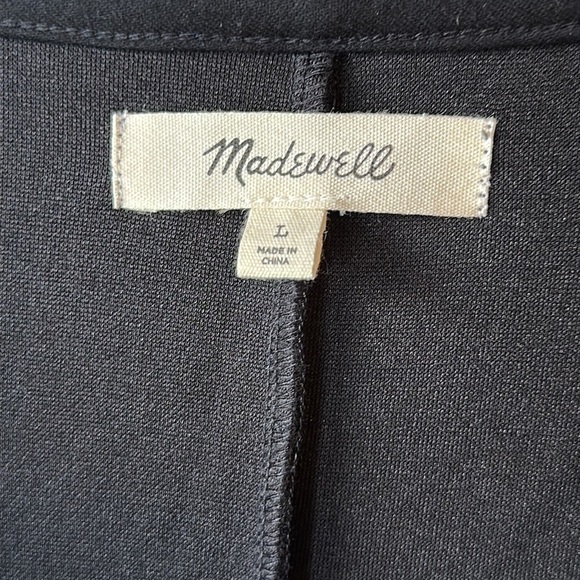 NWOT Madewell Texture & Thread Long-Sleeve Side-Tie Dress Size Large - Picture 8 of 13